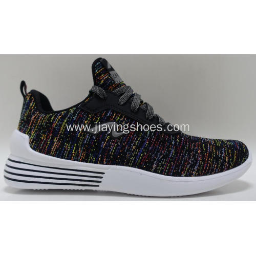 China new fashion comfortable breathable flyknit mesh sport shoes Manufactory